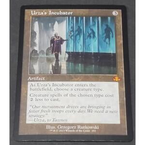MTG Dominaria Remastered RETRO FRAME M Urza's Incubator #392